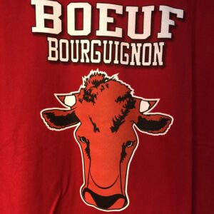 T-shirt "Bœuf Bourguignon" - Red (size M)